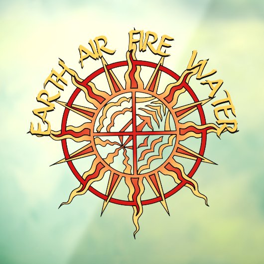 4 Richtungen Decal Custom Tribal Life Window Cling Fensteraufkleber (Blatt 3)