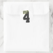 #4 RIP Brett Favre Funeral Sticker (decal) (Tasche)