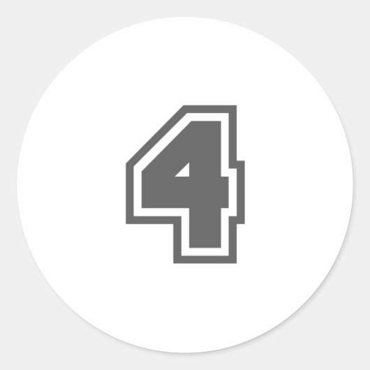 4 RUNDER AUFKLEBER (Vorderseite)