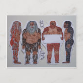 4 Sagittal Wappen bigfoot, Postkarte (Vorderseite)