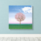 4 Saison 4 Panels SPRING Art Leinwand Druck (Insitu (Holzboden))