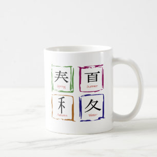 4 Saisons auf japanischem Platz Kaffeetasse