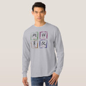 4 Saisons auf japanischem Platz T-Shirt (Vorne ganz)