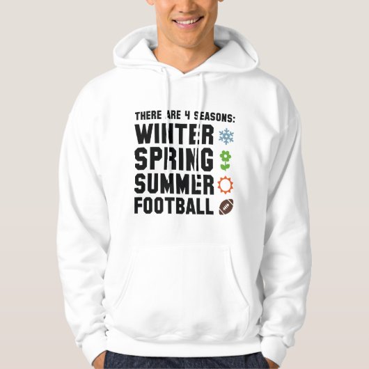 4 Saisons Fußball Hoodie (Vorderseite)