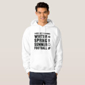 4 Saisons Fußball Hoodie (Vorne ganz)
