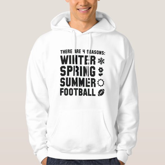 4 Saisons Fußball Hoodie (Vorderseite)