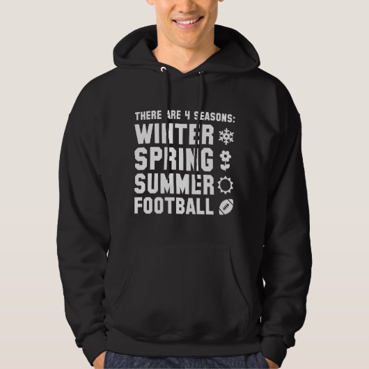 4 Saisons Fußball Hoodie (Vorderseite)