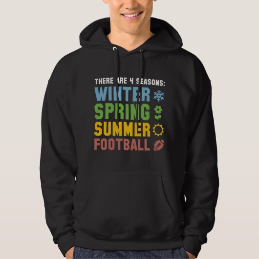 4 Saisons Fußball Hoodie (Vorderseite)