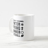 4 Saisons Fußball Kaffeetasse (Vorderseite Links)