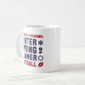 4 Saisons Fußball Kaffeetasse (Vorderseite Links)