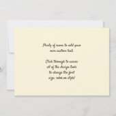 4 Saisons von Alphonse Mucha, Vintager Jugendstil Einladung (Rückseite)