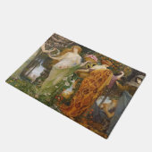 4 Saisons von Walter Crane Fußmatte (Schrägansicht)