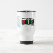 4 SCHLAGSTERNE / WELTKRIEG II VETERAN REISEBECHER (Mittel)