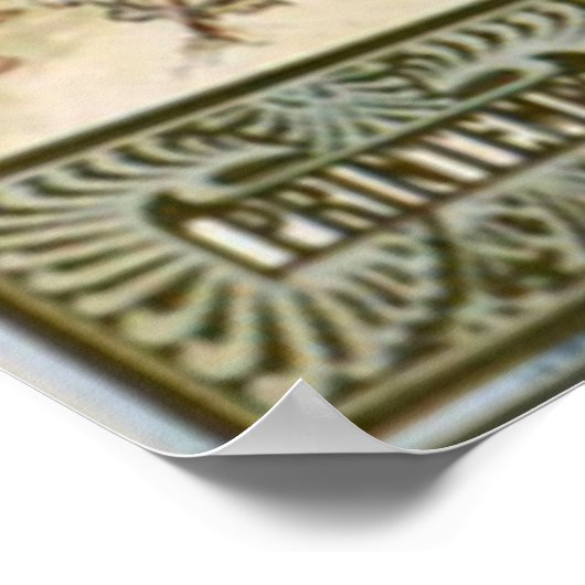 4 Seasons Alphonse Mucha Print Poster (Ecke)