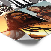 4 Seiten 16 Bars: "Comicen sind Hip Hop" Poster (Ecke)