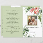 4-Seiten-Foto für grüne Beerdigung (Vorne/Hinten)