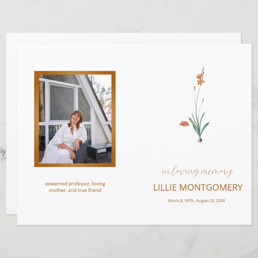 4-seitige Blume-Blumenbeerprogramm (Vorne/Hinten)