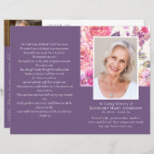 4-seitiges Programm zur Beerdigung von Blumenbeere (Vorne/Hinten)