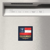 4. South Carolina Infantry Magnet (In Situ (Geschirrspüler))