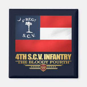 4. South- Carolinainfanterie Magnet