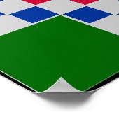 4 Spieler - Schach-TAG-Platinengitter (~1"-Magnete Poster (Ecke)