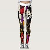 4 Sport-Leggings Leggings (Vorderseite)