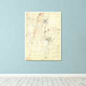 4 Springfield-Blatt Leinwanddruck (Insitu (Holzboden))