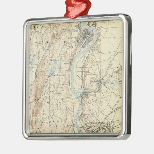 4 Springfield Blatt Ornament Aus Metall (Links)