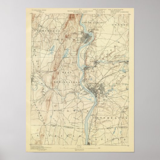 4 Springfield-Blatt Poster (Vorne)