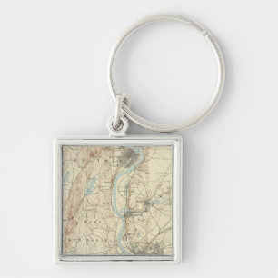 4 Springfield-Blatt Schlüsselanhänger