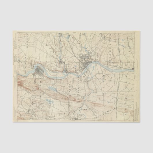 4 Springfield Blatt Seidenpapier (Vorderseite)