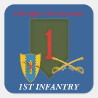 4. SQUADRON 4. CAVALRY 1. INFANTRESTICKER
