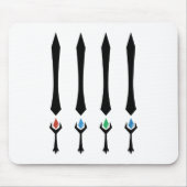 4 Steine Mousepad (Vorne)