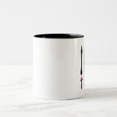 4 Steine Zweifarbige Tasse (Mittel)