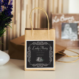 4 Stk. Vintager Schwarztee Aufkleber