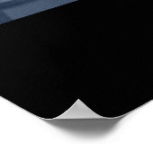 4-String Bass Guitar Poster (Ecke)