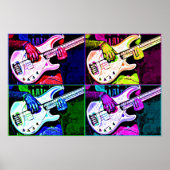 4 String Bass Poster (Vorne)
