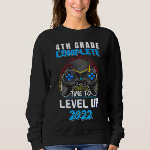 4. Stufe abgeschlossen 2022 Videospiel Abschluss J Sweatshirt