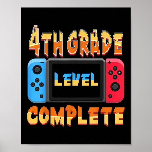 4. Stufe Abschluss des letzten Schultages Poster (Vorne)