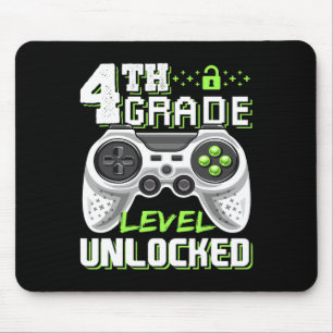 4. Stufe Entsperrtes Videospiel zurück zur Schule Mousepad