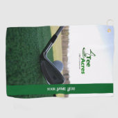 4 T-Shirt Acres Personalisierte Golfhandtücher Golfhandtuch (Horizontal)