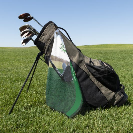 4 T-Shirt Acres Personalisierte Golfhandtücher Golfhandtuch (Gras)