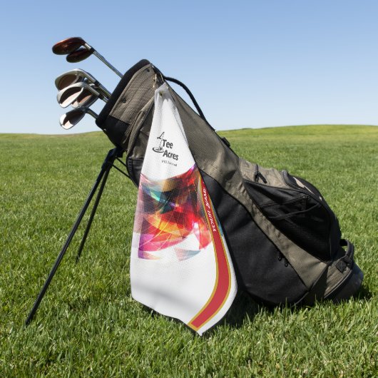 4 T-Shirt Acres Personalisierte Multi-Farb-Handtüc Golfhandtuch (Gras)