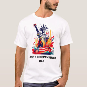 4 T - Shirt an einem Tag der Unabhängigkeit