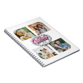 4 Tag der Fotocollage-Familie Gedächtnismüttertag Notizblock (Rechte Seite)