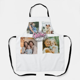 4 Tag der Fotocollage-Familie Gedächtnismüttertag Schürze