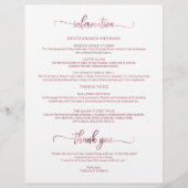 4 Tage Hochzeitswochenende Reisezeitschrift Chic (Rückseite)