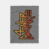 4. Tanz Fleecedecke (Vorderseite)