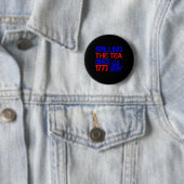 4. Teeausbreitung seit 1773 Amerikanische Unabhäng Button (Beispiel)