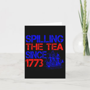 4. Teeausbreitung seit 1773 Amerikanische Unabhäng Karte